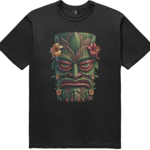 T-Shirt - Green Tiki