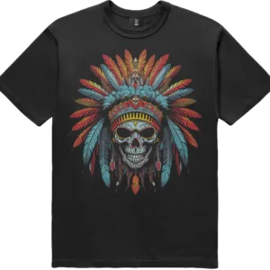 T-Shirt - Indian Skull